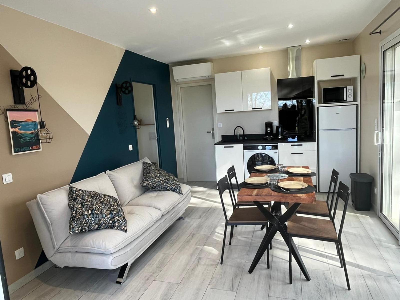 Appartement Gite Du Pin Avec Spa Privatif à Pey Extérieur photo